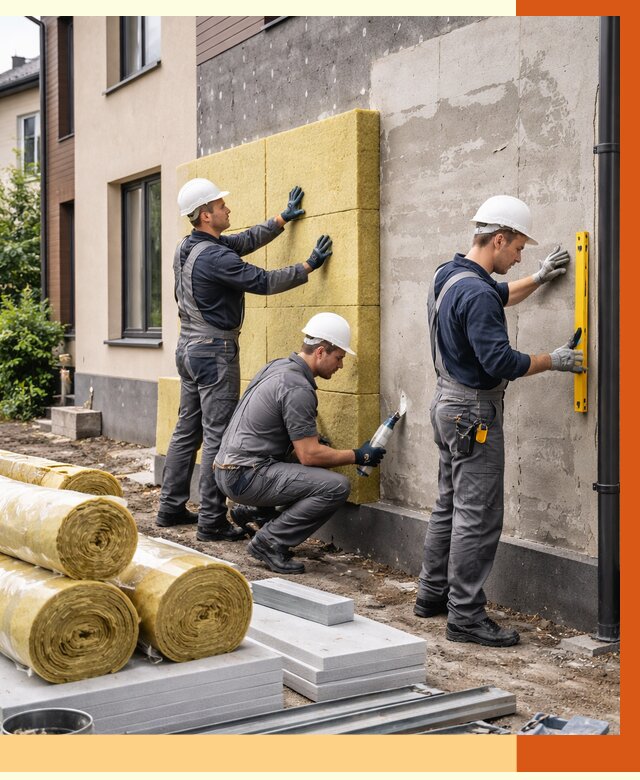 Утепление таунхауса в Климовске от 7292 руб/м2 — комплекс под ключ | ТепломастерКлс