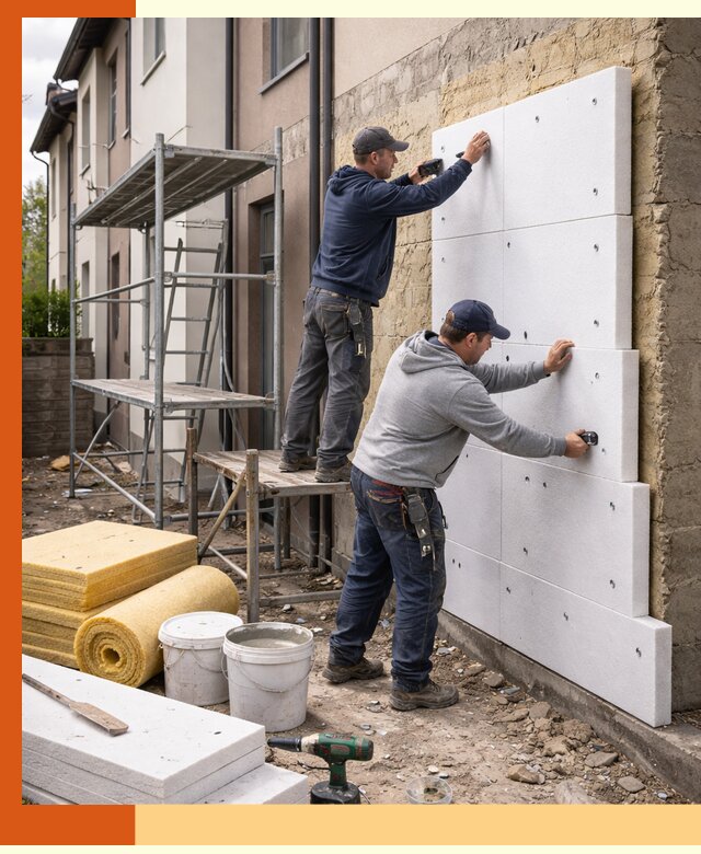 Утепление таунхауса с гарантией комфорта в Климовске