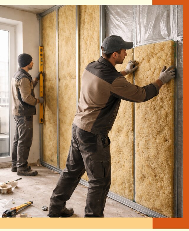 Утепление квартиры изнутри в Климовске от 4406 руб. за м2 | Проф. работы ТепломастерКлс