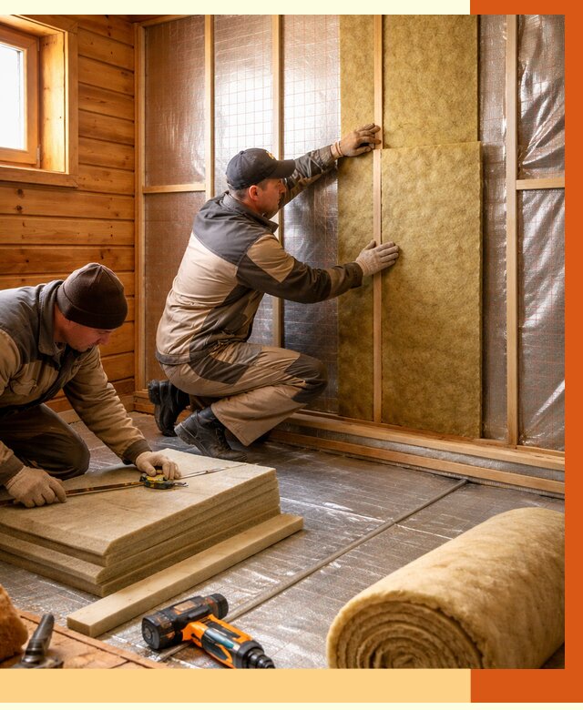 Утепление бани изнутри в Климовске под ключ от 4254 руб./м² | ТепломастерКлс