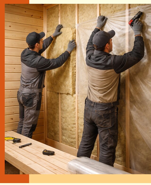 Профессиональное утепление сауны в Климовске с гарантиями качества