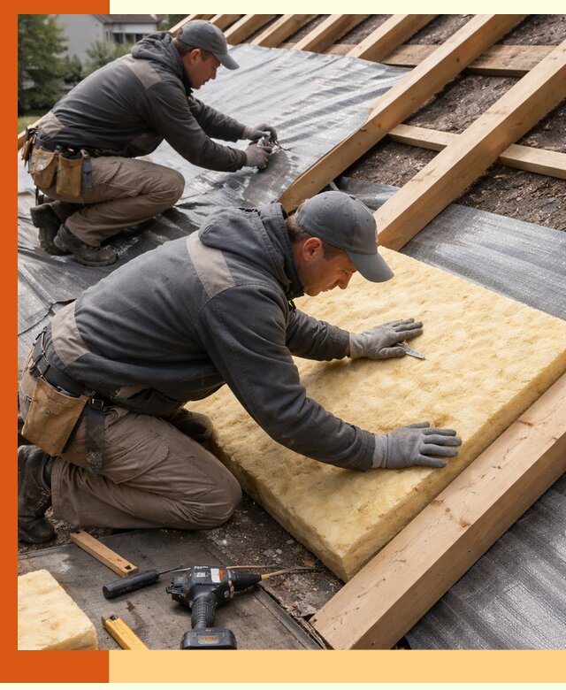 Профессиональное утепление крыши в Климовске качественно и надежно