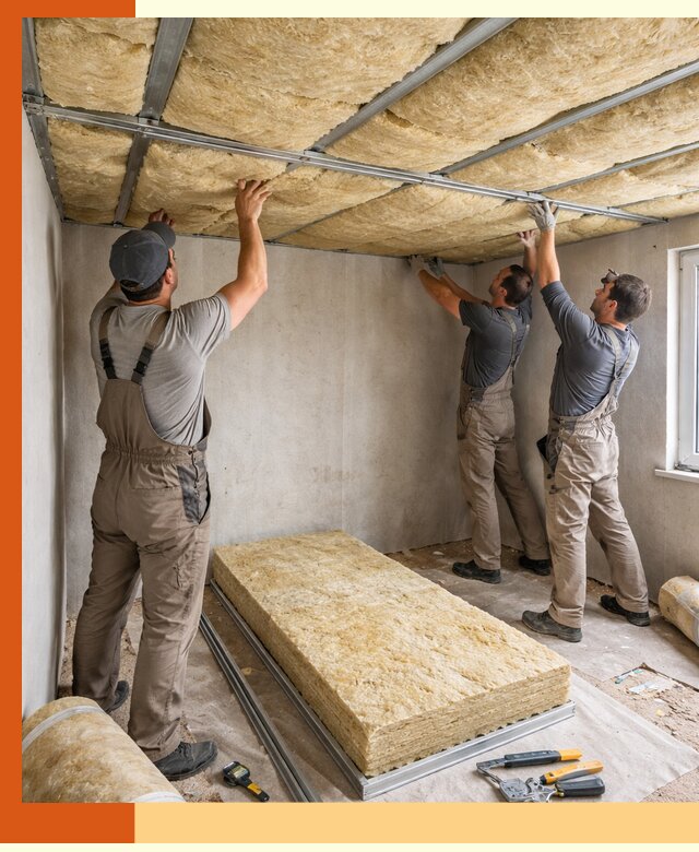 Утепление потолка в Климовске — тепло и без сквозняков