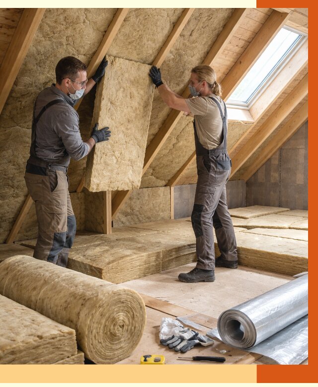 Утепление мансарды минватой в Климовске от 4254 руб./м2 — монтаж и пароизоляция | ТепломастерКлс