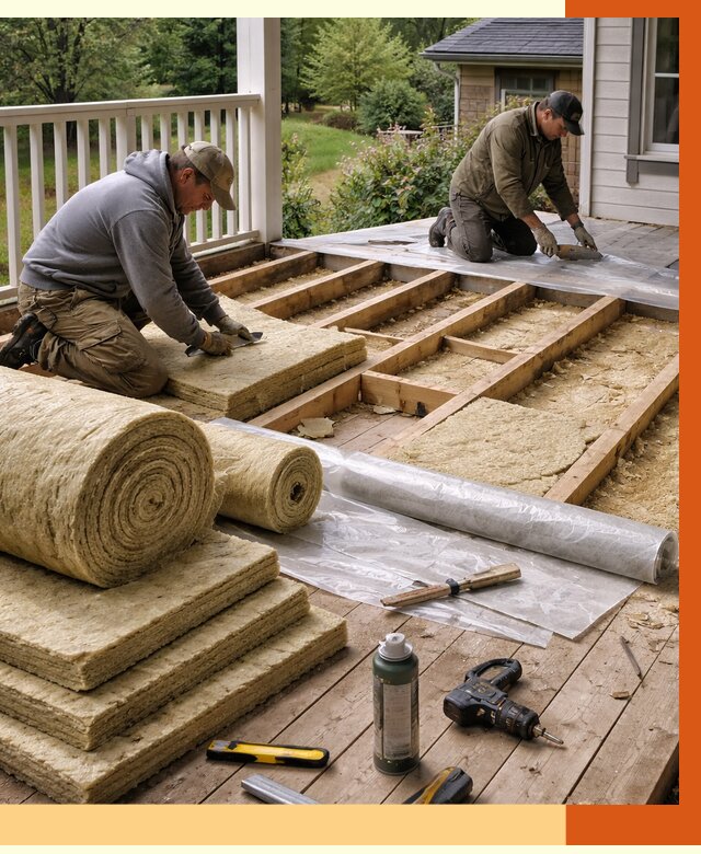 Утепление террасы в Климовске от 4254 руб./м2 — утеплить террасу под ключ | ТепломастерКлс