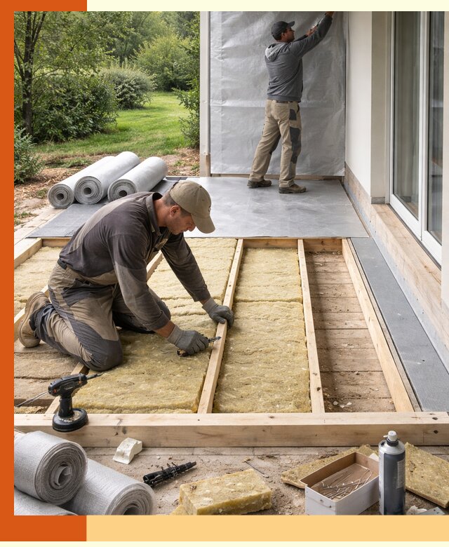 Утепление террасы в Климовске — тепло и защита круглогодично