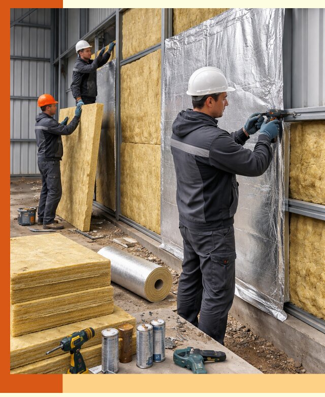 Утепление металлического ангара профессионально в Климовске