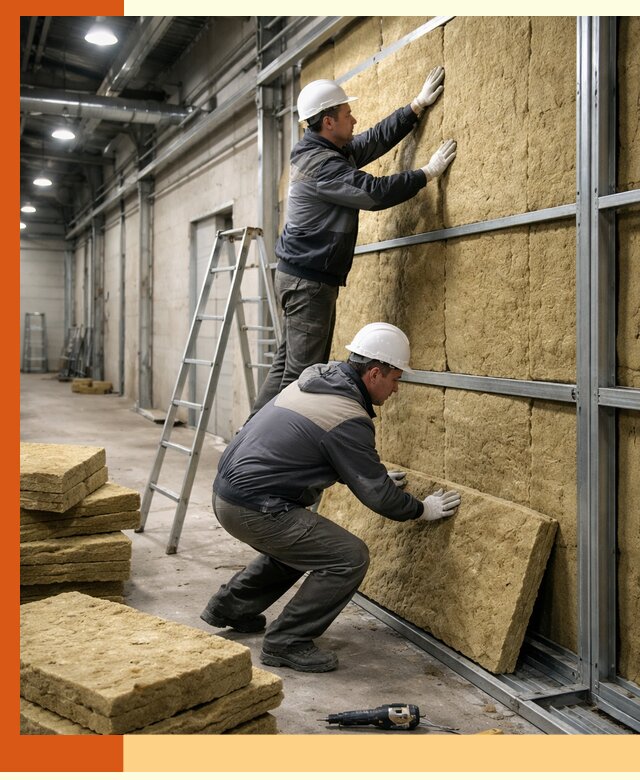 Утепление цеха под ключ в Климовске с гарантией качества