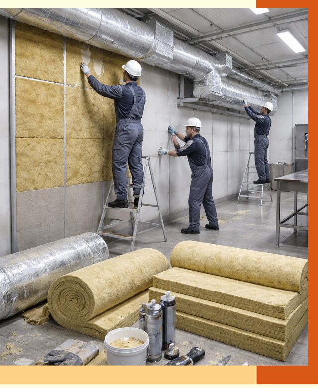 Утепление пищевого цеха в Климовске от 12660 руб./м² — комплексно под ключ | ТепломастерКлс