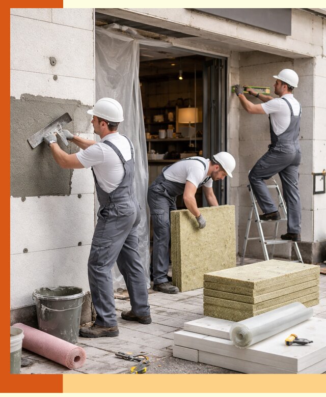 Утепление кафе в Климовске: профессиональная теплоизоляция и монтаж