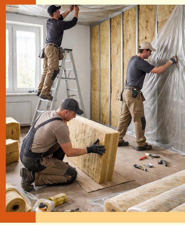 Утепление офисных помещений под ключ в Климовске