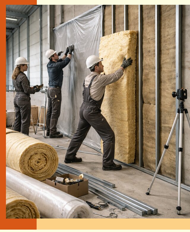 Утепление складского терминала в Климовске профессионально и надёжно