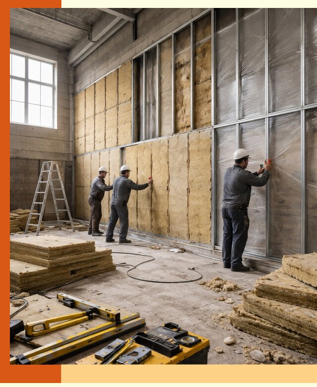 Утепление спортивного зала в Климовске качественно и недорого