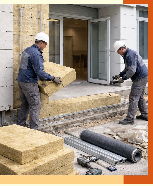 Утепление медицинского центра в Климовске под ключ от 12660 руб./м² | ТепломастерКлс