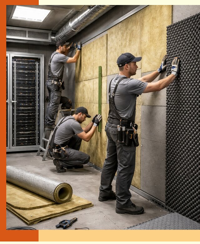 Утепление серверной комнаты профессионально в Климовске