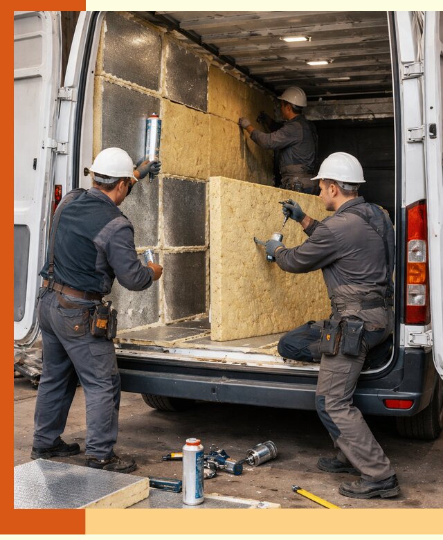 Утепление фургона-рефрижератора в Климовске для сохранения температуры