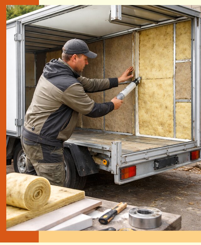 Профессиональное утепление прицепа в Климовске для любых условий