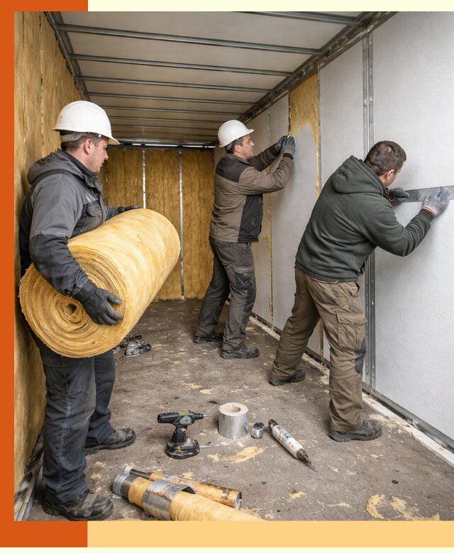 Утепление рефрижераторного контейнера в Климовске профессионально и надежно
