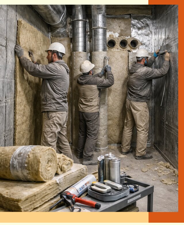 Утепление венткамеры в Климовске под ключ от 1469 руб. — профессионально | ТепломастерКлс