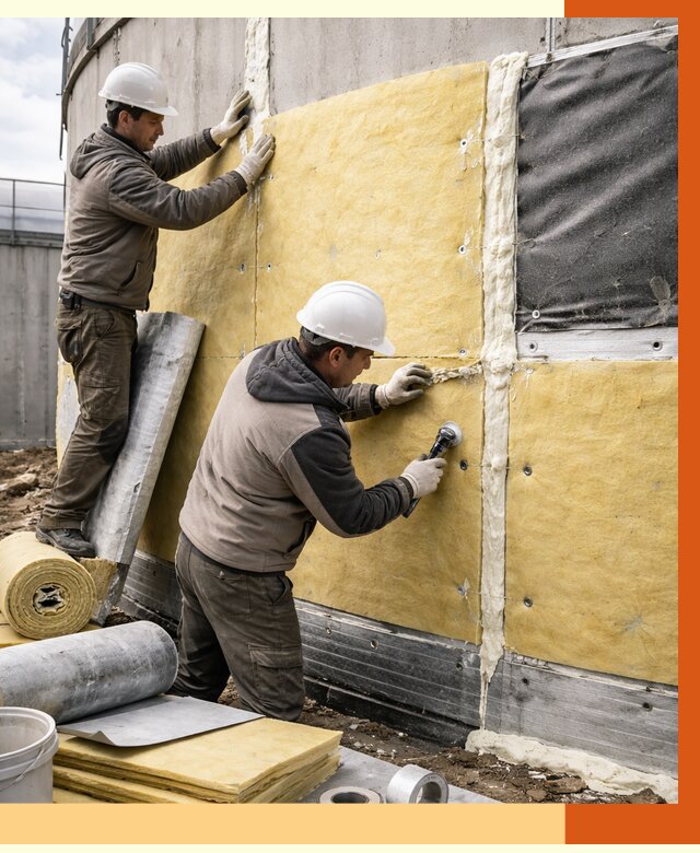 Утепление резервуара в Климовске от 27852 руб/м2 — монтаж ППУ и комплекс под ключ | ТепломастерКлс