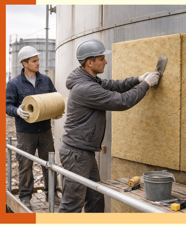 Профессиональное утепление резервуара и теплоизоляция в Климовске