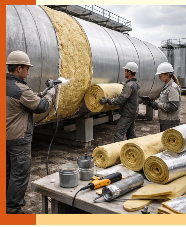 Утепление цистерны в Климовске — утеплители и монтаж под ключ