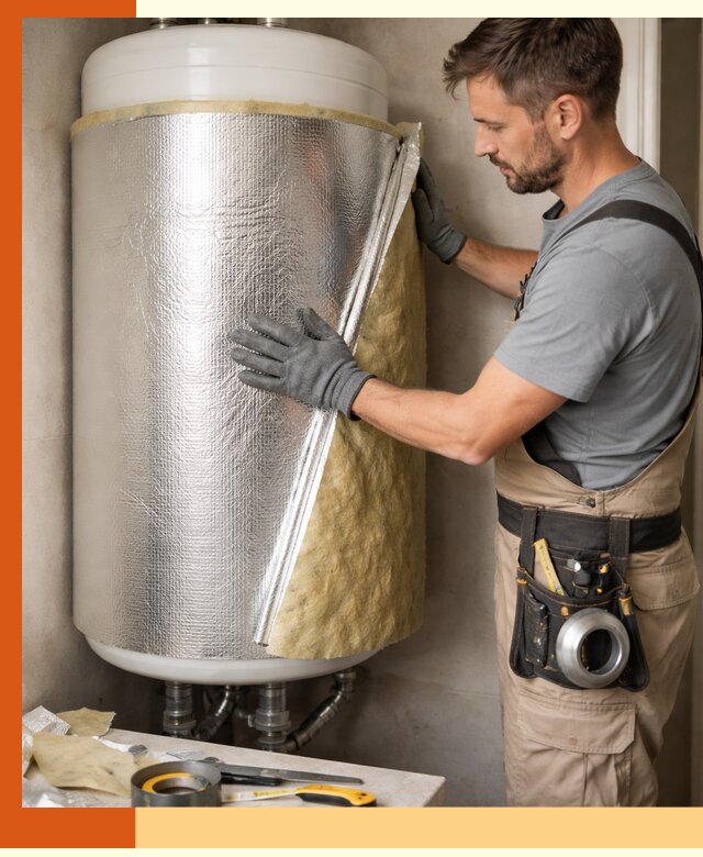 Утепление бойлера в Климовске для снижения теплопотерь и экономии энергии