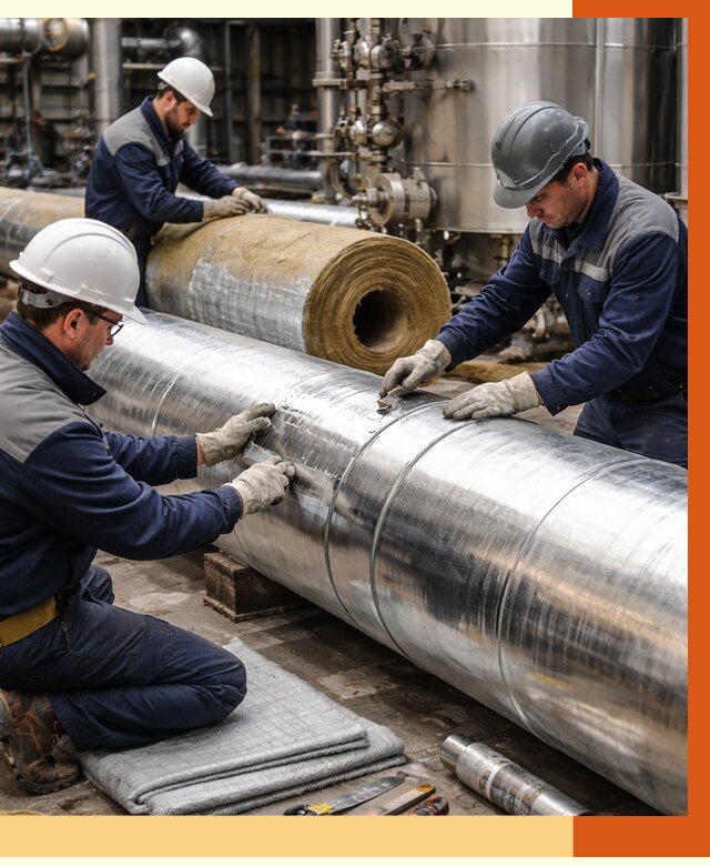 Утепление технологического оборудования в Климовске от 4254 руб. за м2 | ТепломастерКлс