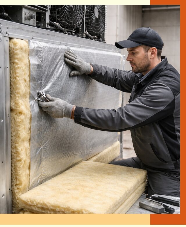 Утепление холодильного агрегата в Климовске от 8609 руб. под ключ | ТепломастерКлс