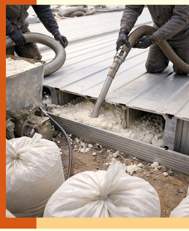 Заполнение пустот кровельных панелей пенными и мокрыми герметиками в Климовске