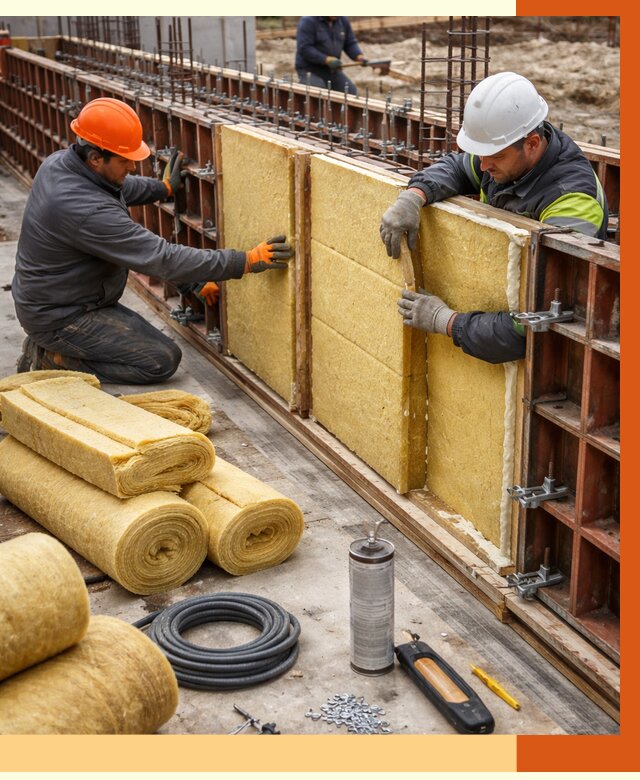Теплоизоляция опалубки в Климовске от 7292 руб. за м2 — услуги и монтаж | ТепломастерКлс