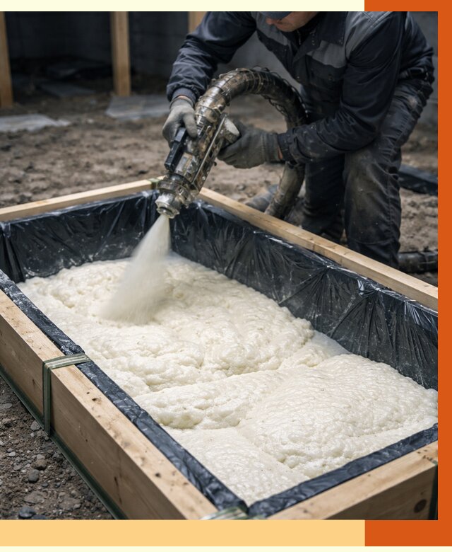 Заливка ППУ в формы в Климовске от 2532 руб. — утепление форм под ключ | ТепломастерКлс