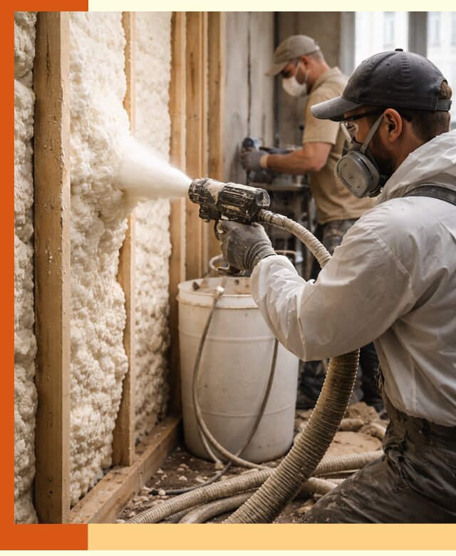 Утепление пеноизолом жилых и коммерческих объектов в Климовске