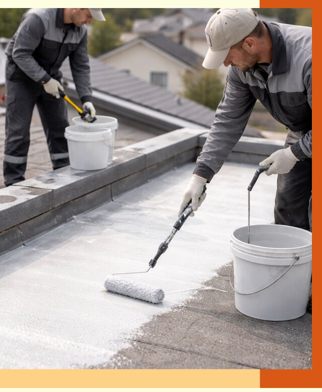 Утепление кровли жидкой теплоизоляцией в Климовске от 2178 руб./м2 | ТепломастерКлс