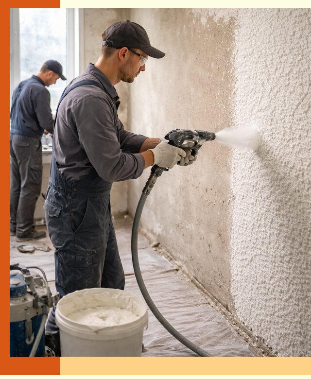 Утепление стен жидкой теплоизоляцией в Климовске для квартир и домов