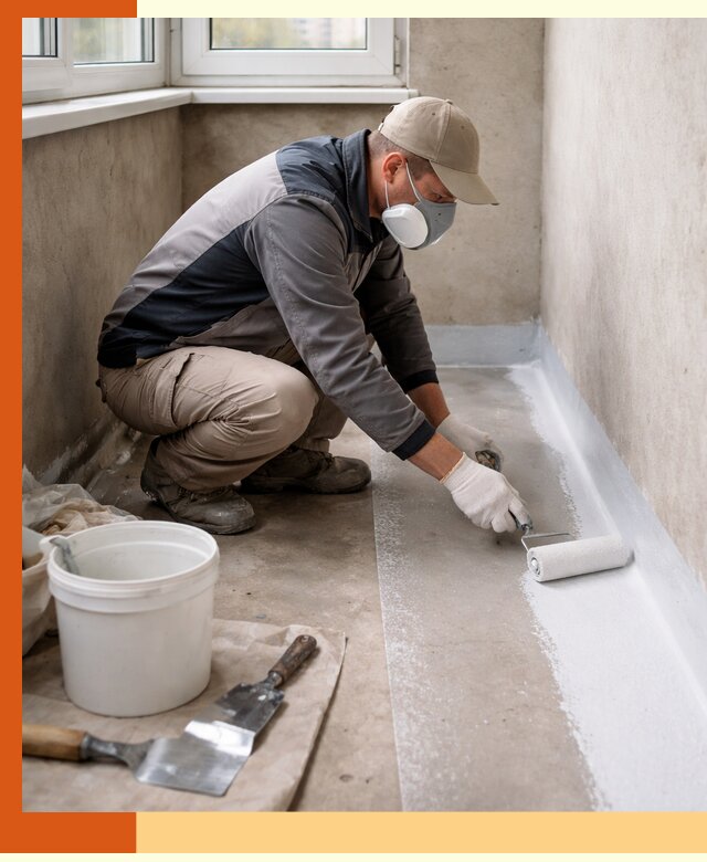 Утепление балкона жидкой теплоизоляцией в Климовске