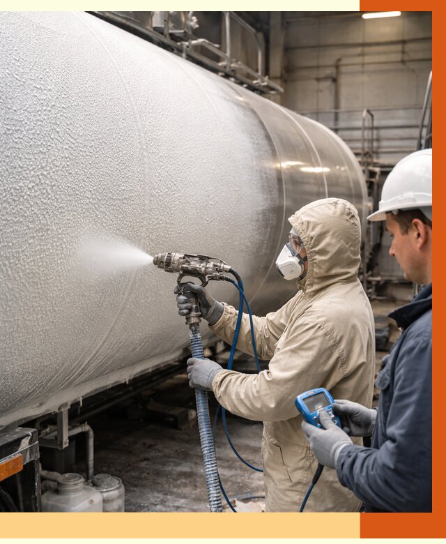 Утепление автоцистерны жидкой теплоизоляцией в Климовске от 14686 руб. под ключ | ТепломастерКлс