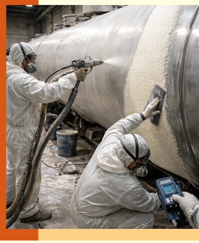 Утепление автоцистерн жидкой теплоизоляцией в Климовске