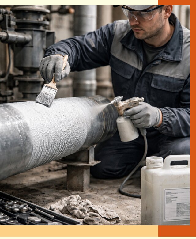 Утепление оборудования жидкой теплоизоляцией в Климовске от 4558 руб. | ТепломастерКлс