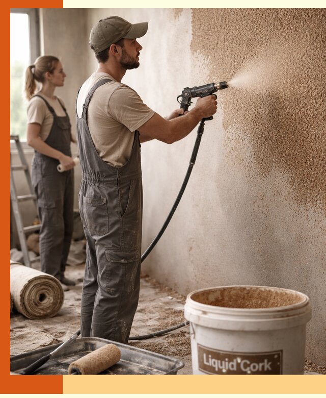 Утепление стен жидкой пробкой в Климовске эффективное и долговечное