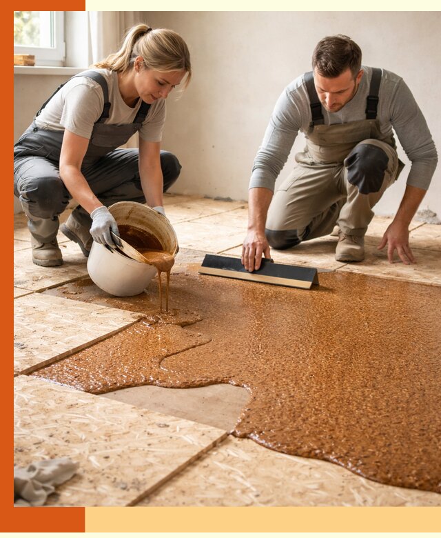 Утепление пола жидкой пробкой в Климовске для квартир и домов