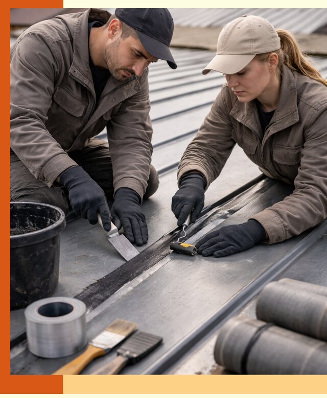 Гидроизоляция фальцевой кровли в Климовске качественно и надежно