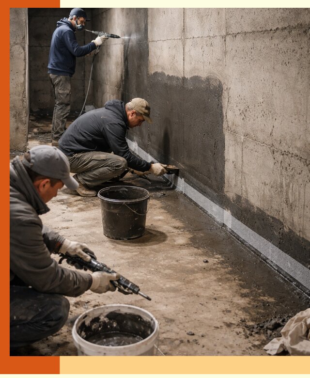 Гидроизоляция подвала в Климовске — комплексная защита от влаги