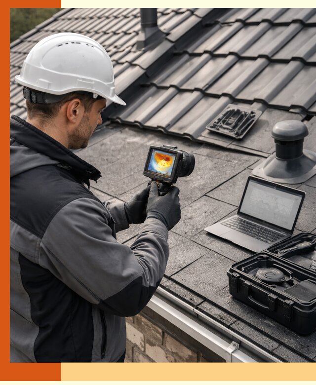 Тепловизионное обследование кровли в Климовске для выявления дефектов
