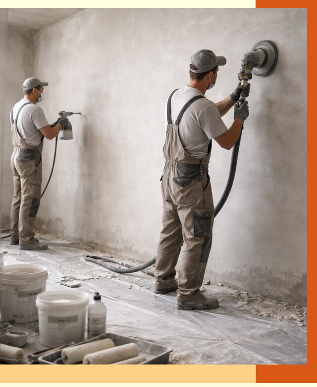 Подготовка поверхности под напыление в Климовске от 1215 руб. — ТепломастерКлс